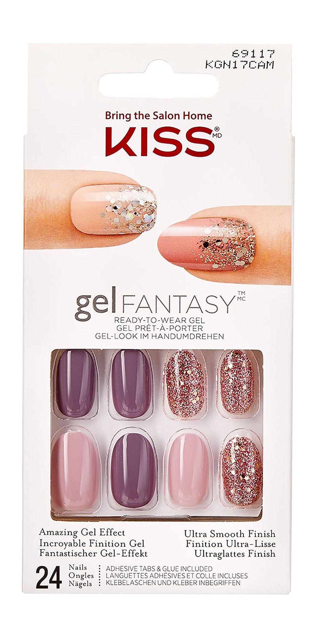Kiss Gel Fantasy Nails 28 Pieces