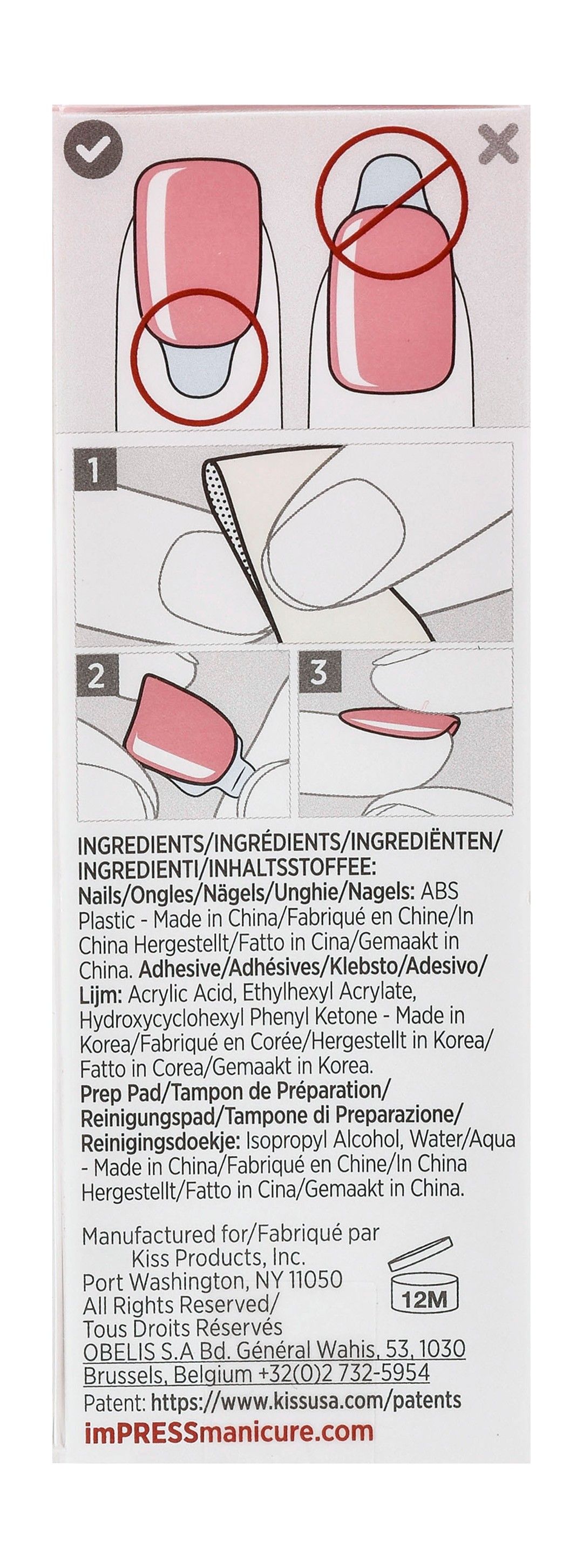Impress Color Press-On Manicure - Pretty Pink 003 view 3