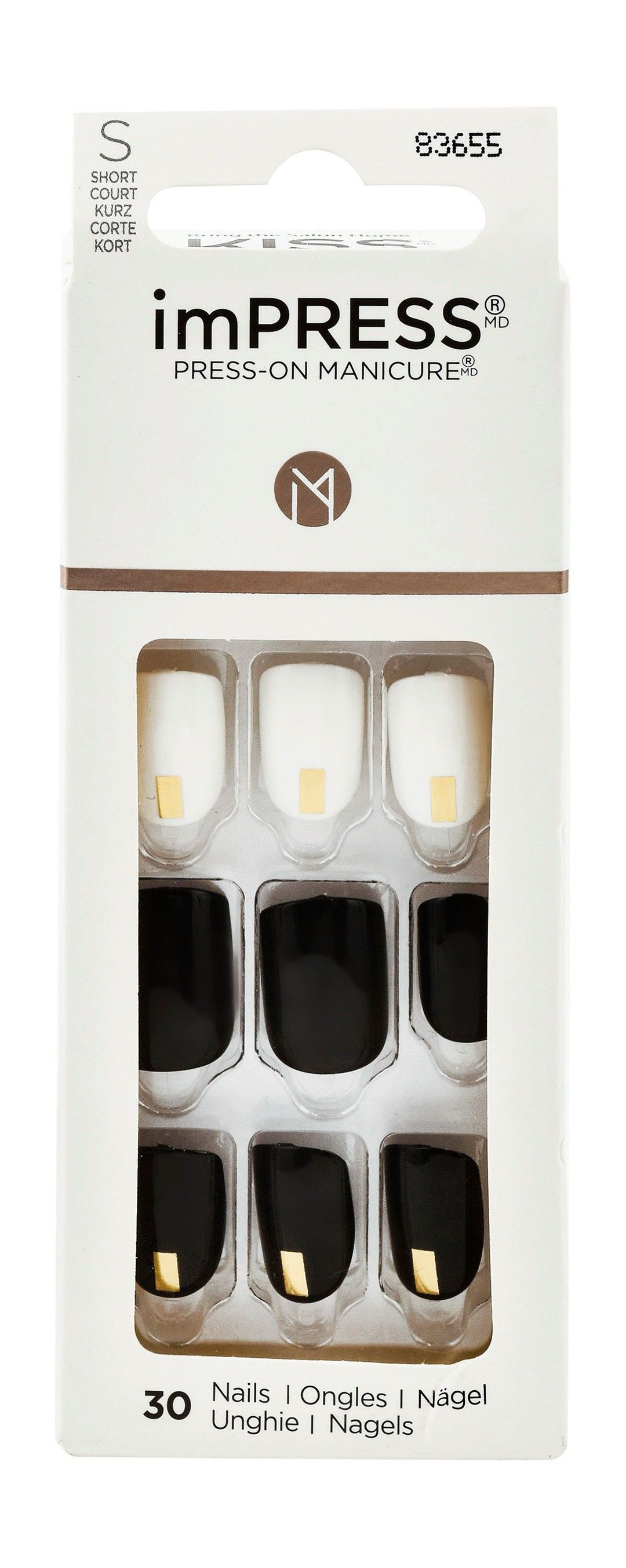 Kiss Impress Midnight Drive Artificial Nails (04C)