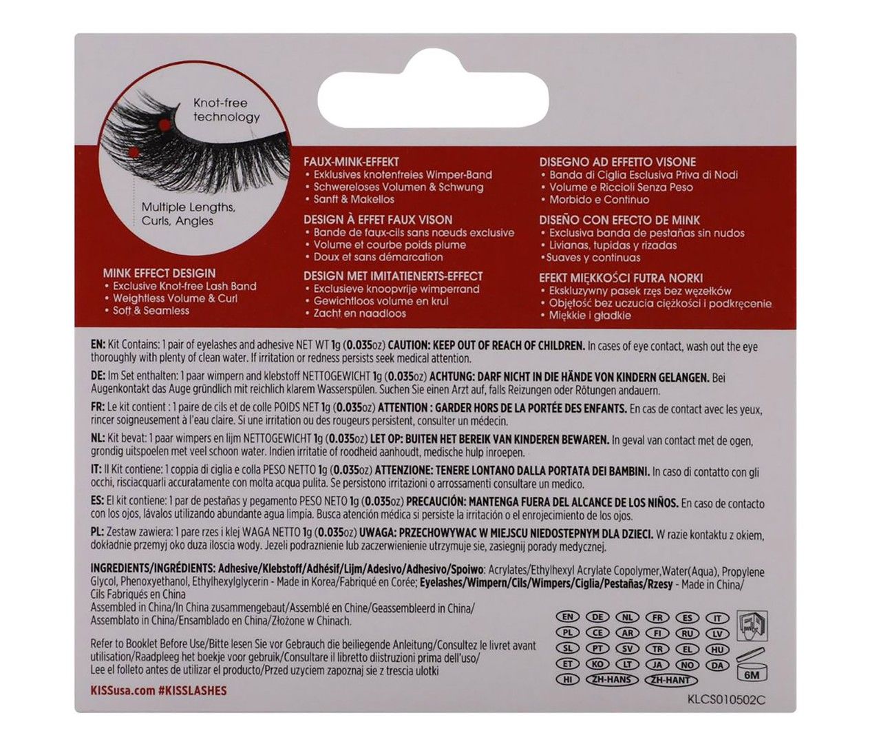 Kiss Lash Couture Faux Mink Collection Gala Eyelash - 5