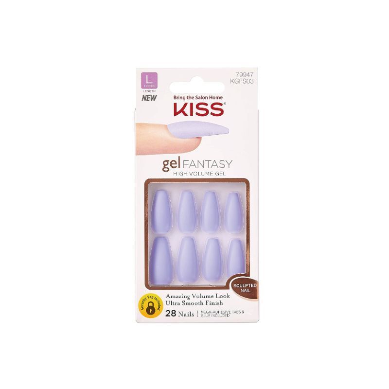 Kiss Gel KGFS01C Fantasy Nails Long Length Sculpted
