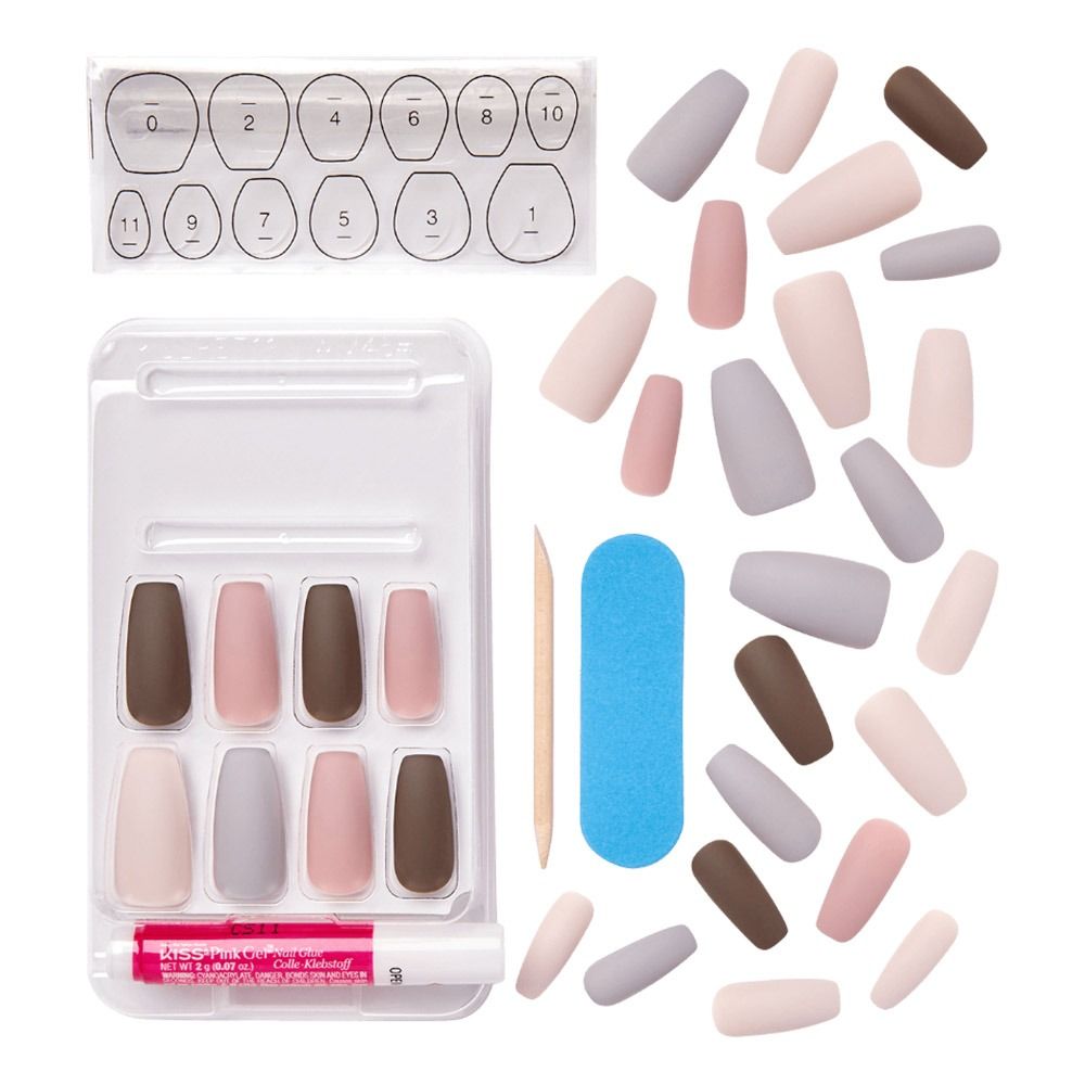 Kiss Voguish Fantasy Nails, Long, 28 Counts view 2