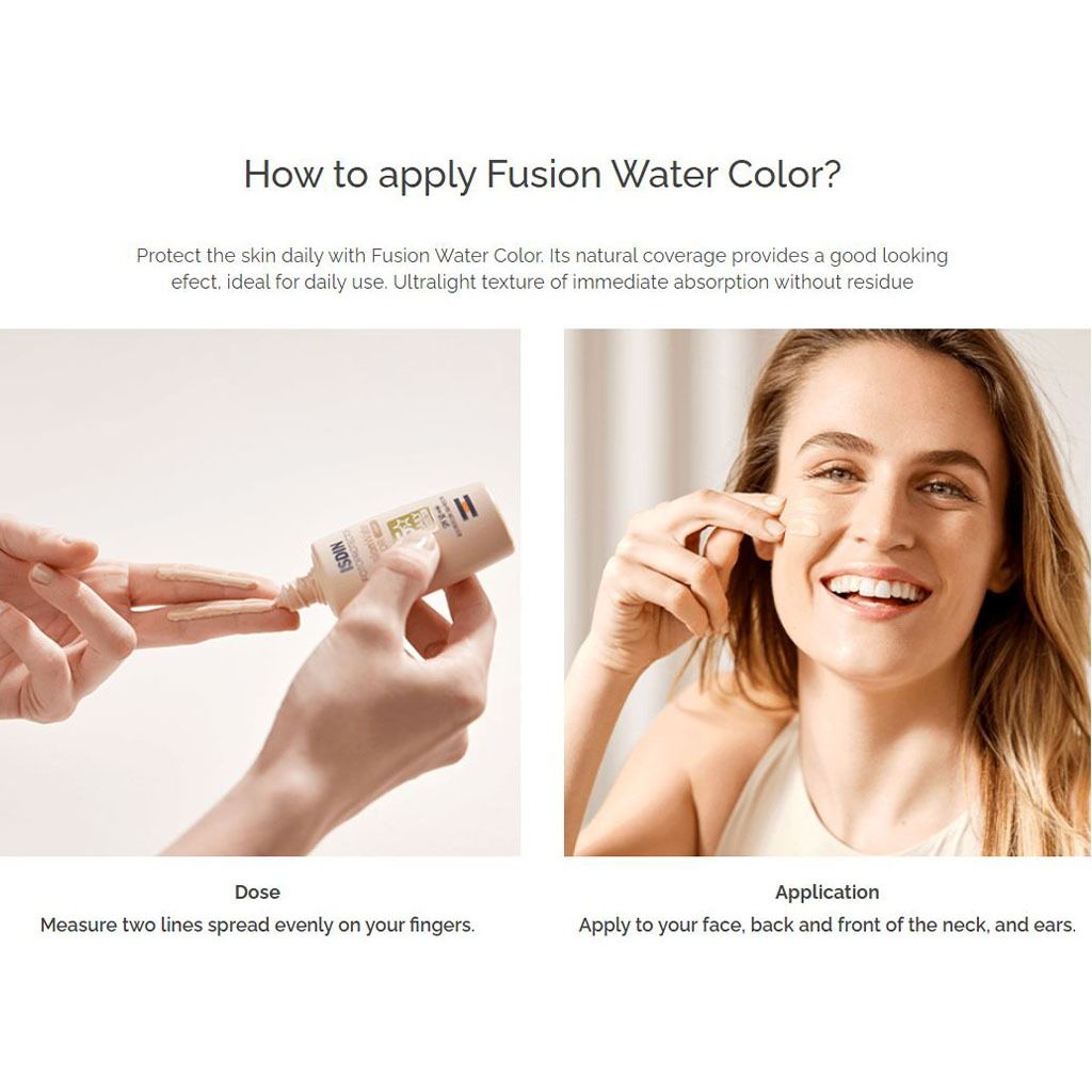 isdin fotoprotector fusion water color spf50+ 50ml view 4