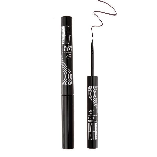 Seventeen High Precision Water Proof Eyeliner - Dark Brown, 3ml