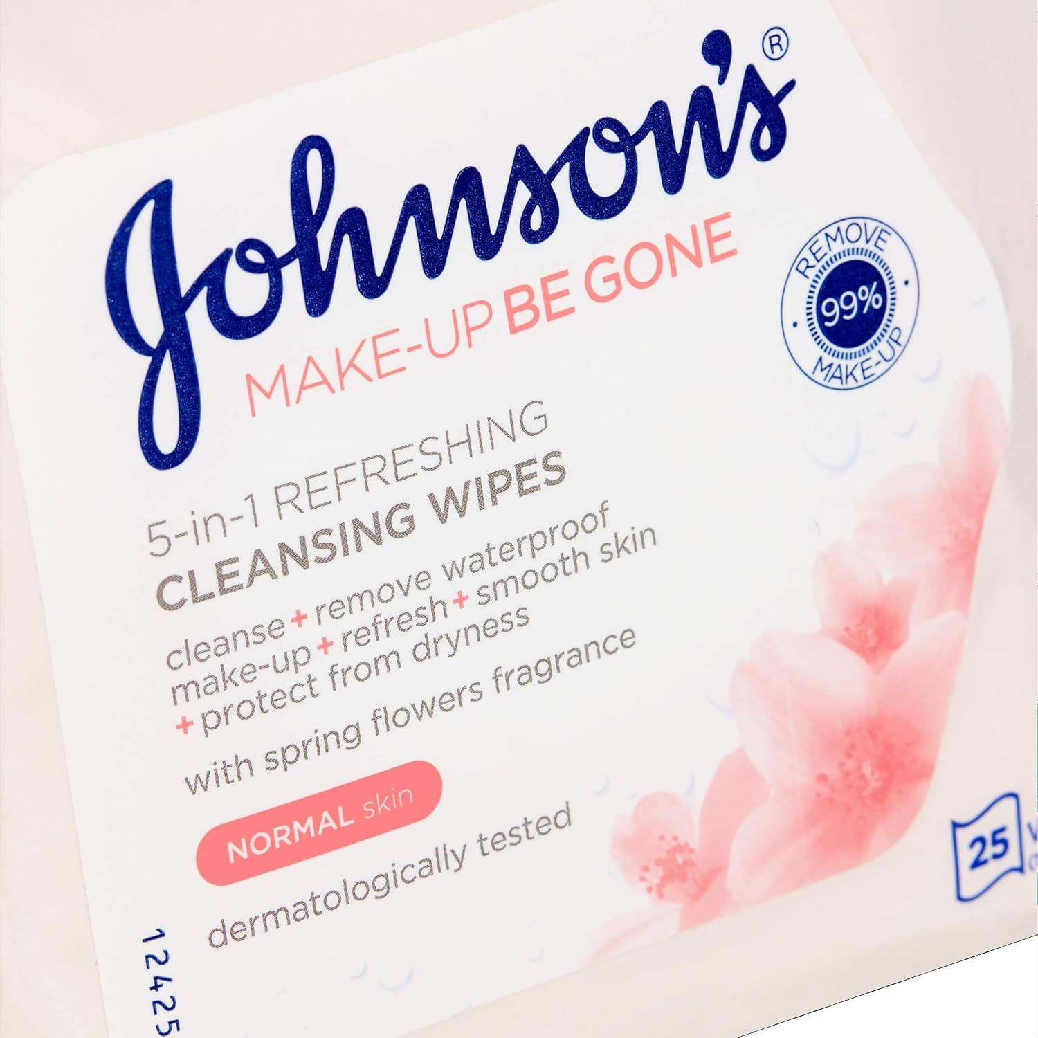 Johnson's Makeup Be Gone Extra-Sensitive Reinigungstücher – 25 Stück, Parfüm- & Alkoholfrei