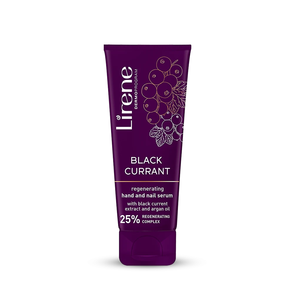 Lirene Blackcurrant Regenerating Hand & Nail Cream 4813, 75ml