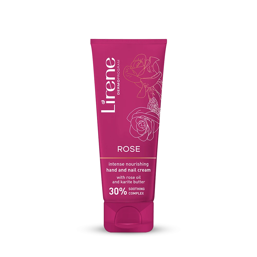 Lirene Rose Intense Nourishing Hand & Nail Cream 1505, 75ml