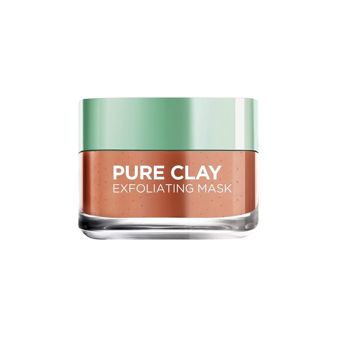 L'Oreal Paris Pure Clay Mask Exfoliates & Brightens / Clarify /  Dry Skin / Red 50ml