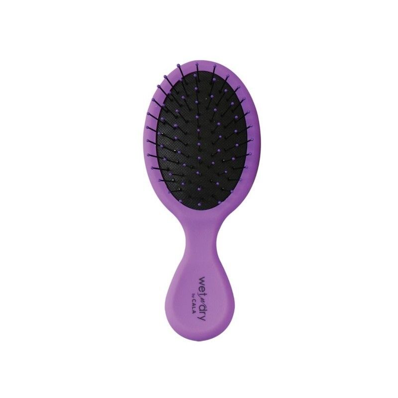 Cala Wet And Dry Detangling Hair Brush Purple