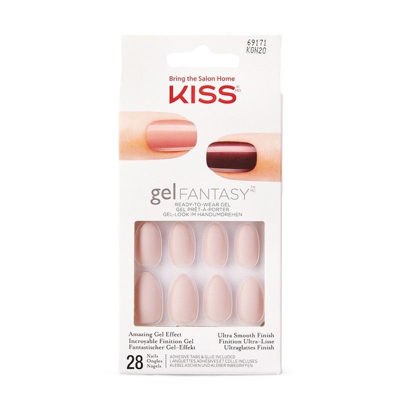 Kiss Gel Fantasy Nails Medium Length Kgn20