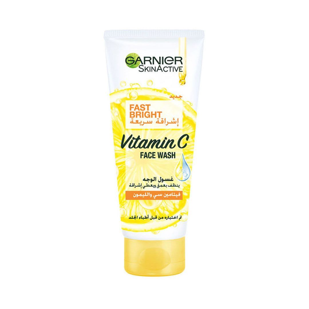 Garnier Skinactive Fast Bright Face Wash With Pure Lemon Essence, 100ml
