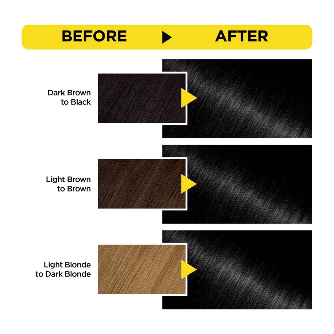 Garnier Olia, 3.0 Soft Black, No Ammonia Permanent Haircolor, With 60% Oils - 3