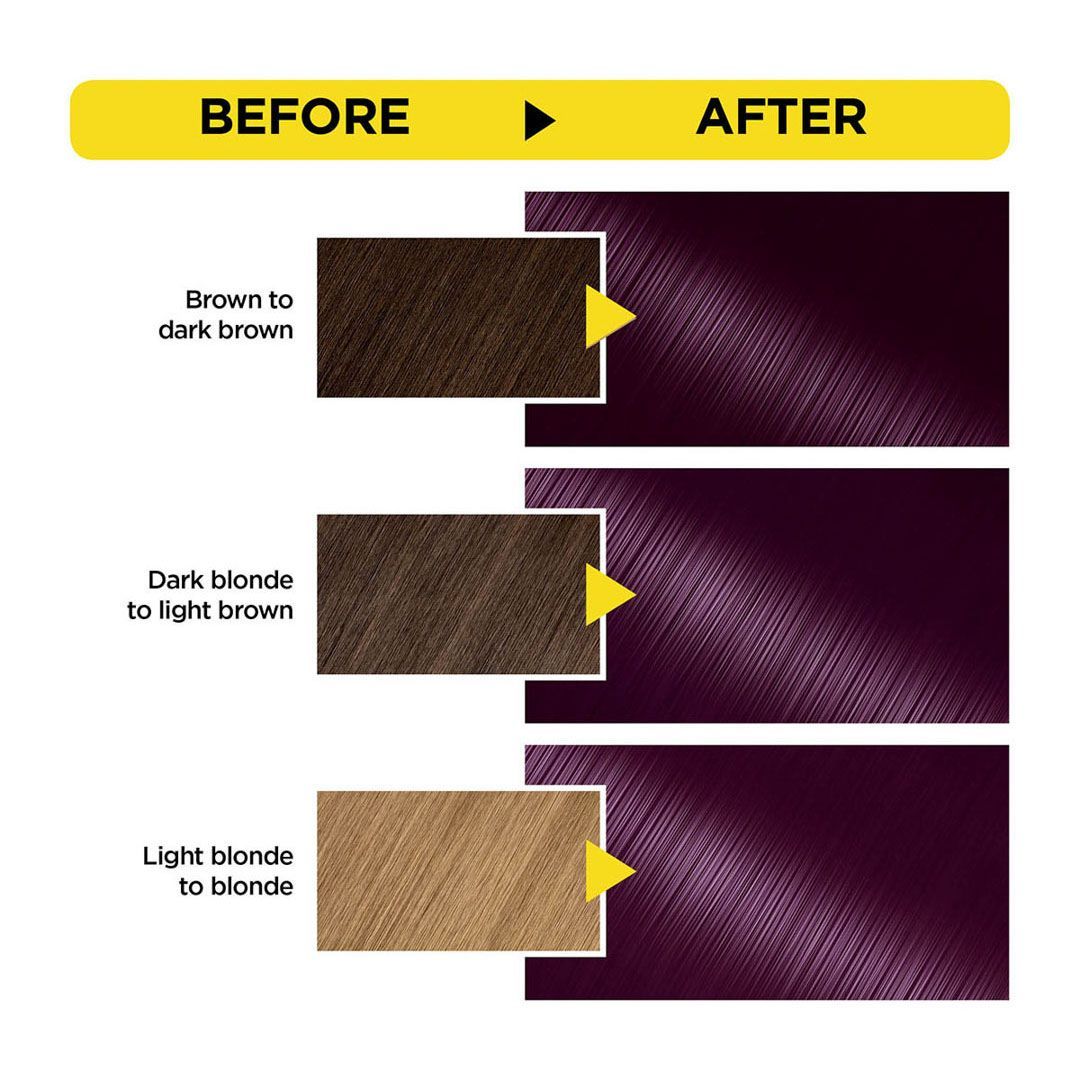 Garnier Olia, No Ammonia Permanent Hair Color With 60% Oils, 4.26 Violet Red - 1