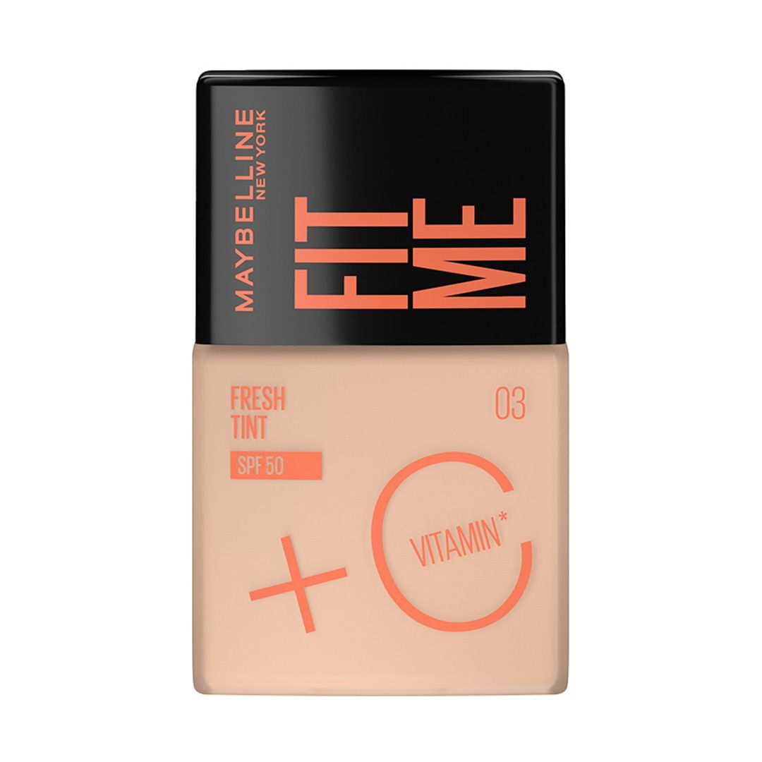 Maybelline New York, Fit Me Fresh Tint SPF 50 with Brightening Vitamin C, 03