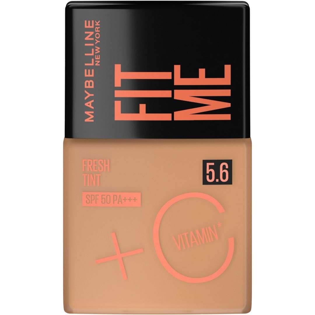 Maybelline New York, Fit Me Fresh Tint Foundation SPF 50 with Brightening Vitamin C, 5.6