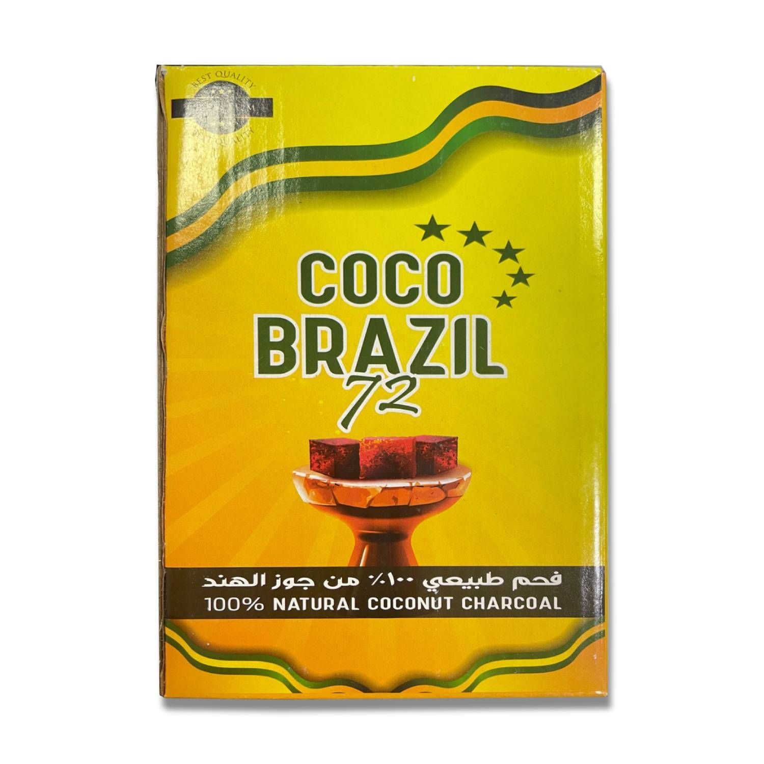 Buy Coco Brazil Natural Coconut Charcoal (72 Pieces), 1kg Online