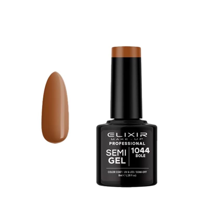 Elixir Semi Gel Color Coat Nail Polish - 1044 Bole, 8ml