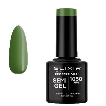 Elixir Semi Gel Color Coat Nail Polish - 1050 Fun, 8ml
