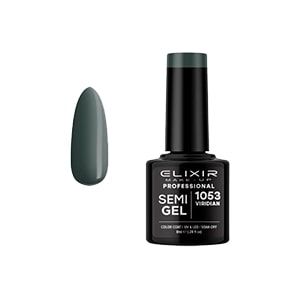 Elixir Semi Gel Color Coat Nail Polish - 1053 Viridian, 8ml