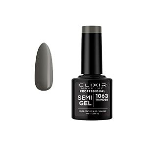 Elixir Semi Gel Color Coat Nail Polish - 1063 Thunder, 8ml