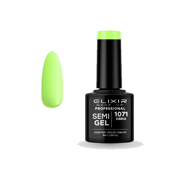 Elixir Semi Gel Color Coat Nail Polish - 1071 Earls, 8ml