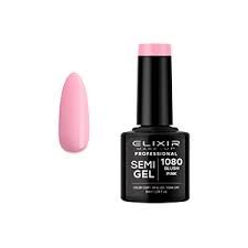 Elixir Semi Gel Color Coat Nail Polish - 1080 Blush Pink, 8ml