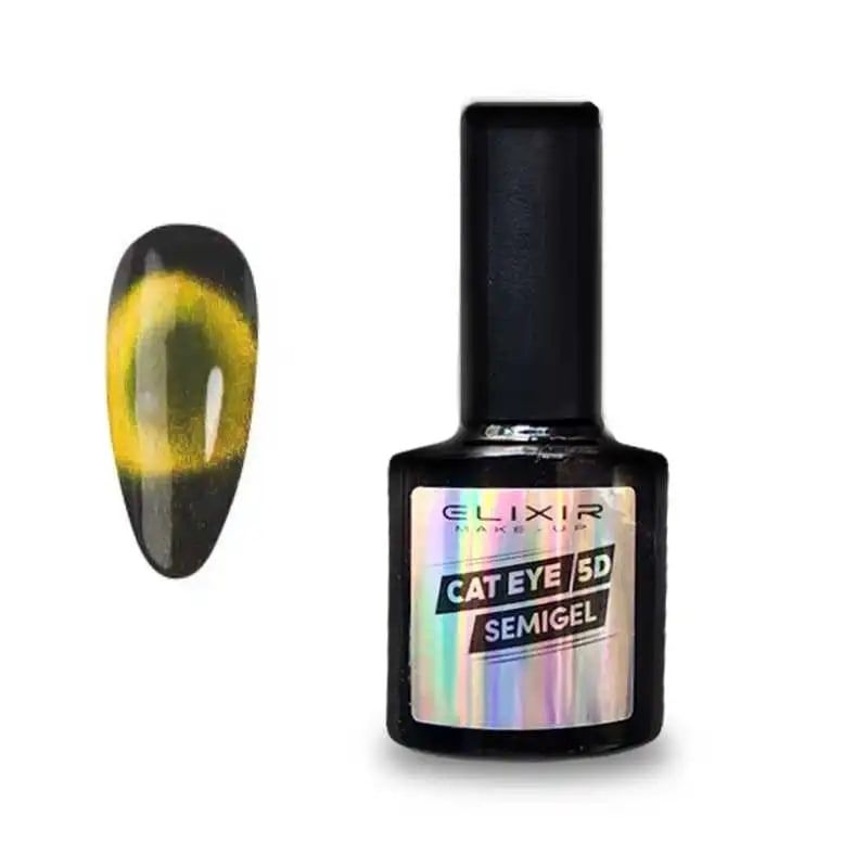 Elixir Semi Gel Color Coat Nail Polish - 1162 Gold Cat, 8ml