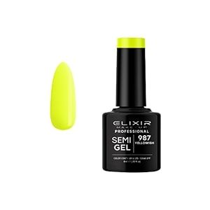 Elixir Semi Gel Color Coat Nail Polish - 987 Yellowish, 8ml