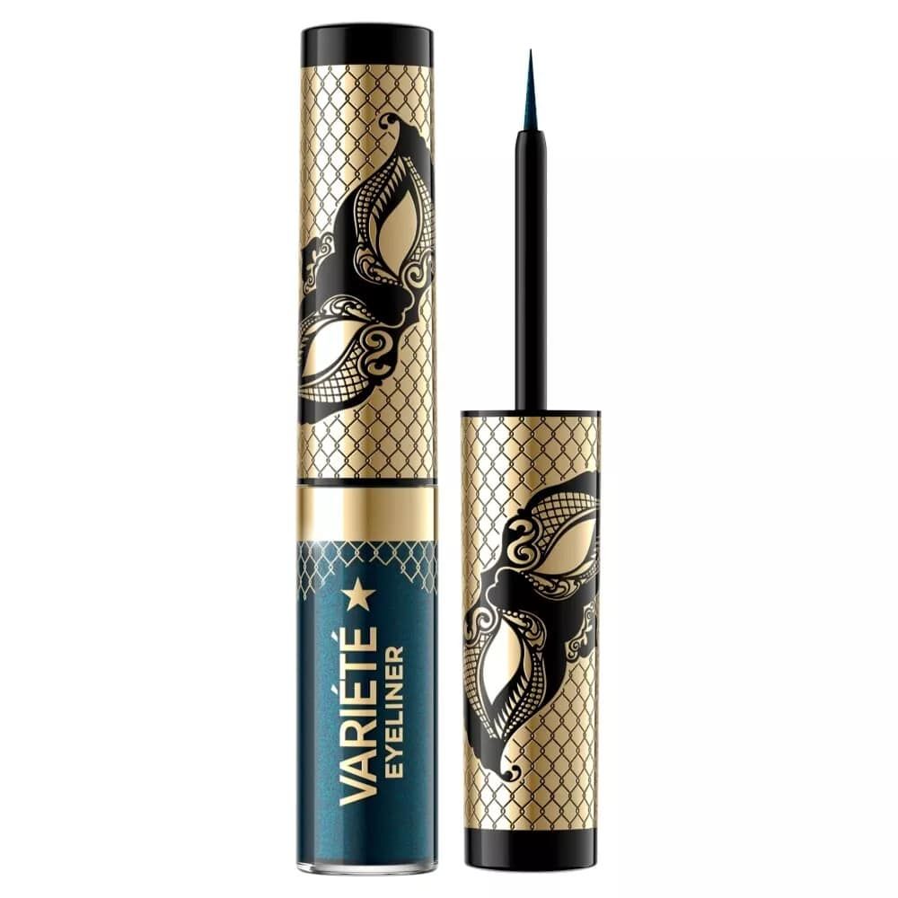 Eveline Cosmetics Variete Sparkling Waterproof Liquid Eyeliner - 03 Chameleon, 4ml