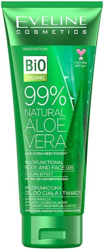 Eveline 99% Natural Aloe Vera Body & Face Gel, 250ml - 6