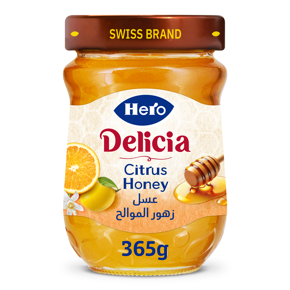 عسل حمضيات من هيرو ديليسيا، 365غ