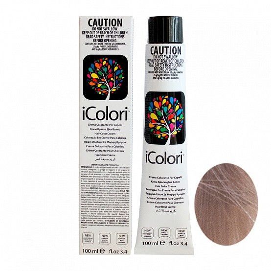 Kaypro Icolori - 8.12 Cream Paint Ammonia Light Blond Ash-Violet 100 ml