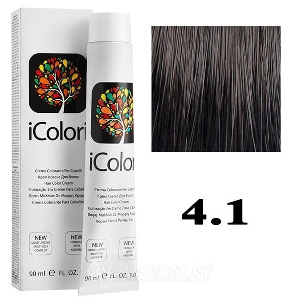 Kaypro Icolori Color Cream 4.14 Ash Brown 100 ml