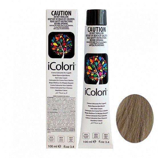 Kaypro Icolori - 8.1 Cream Paint Ammonia Light Blond Ash 100 ml