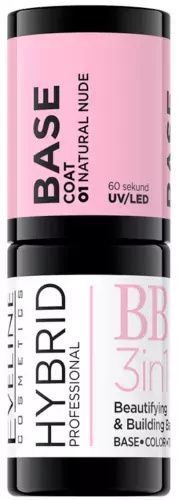 Eveline Cosmetics Hybrid Professional Gel Nail Polish Base, 5ml