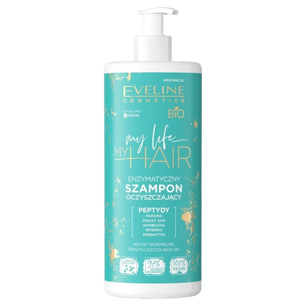 Eveline Cosmetics My Life My Hair Enzimatic Cleansing Shampoo, 500ml