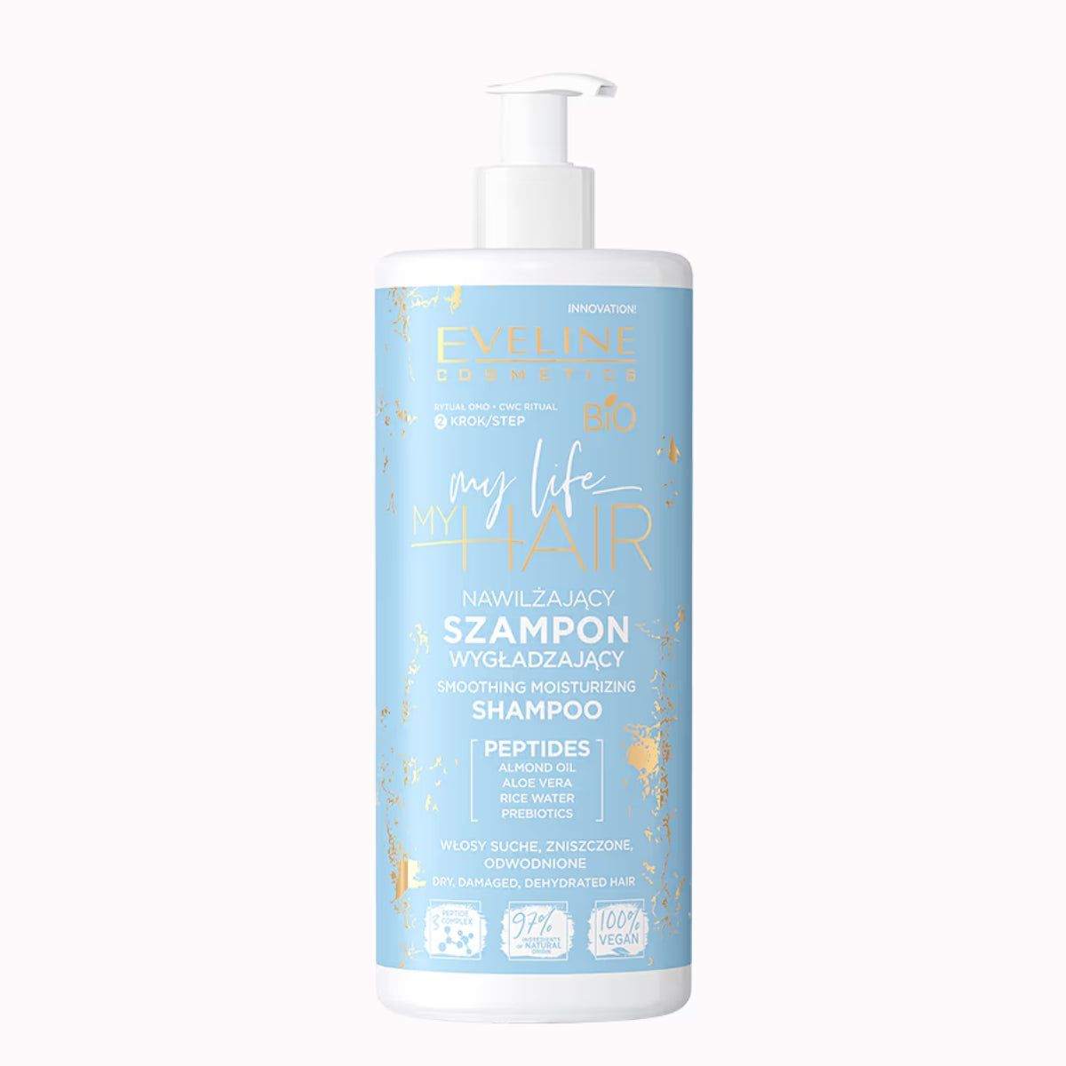 Eveline Cosmetics My Life My Hair Smoothing Moisturizing Shampoo, 500ml