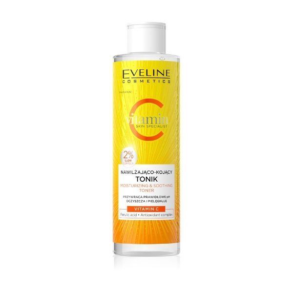 Eveline Cosmetics Vitamin C Moisturizing & Soothing Toner, 200ml