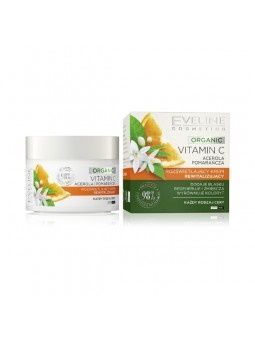 Eveline Cosmetics Organic Vitamin C Illuminating Revitalizing Cream, 50ml