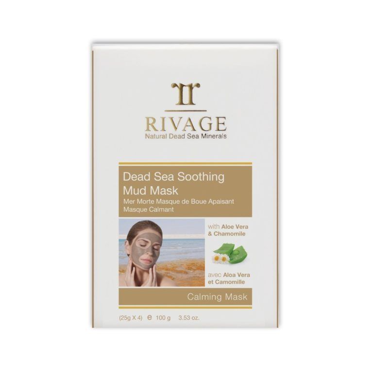 Rivage Dead Sea Soothing Mud Calming Mask, 4x25g