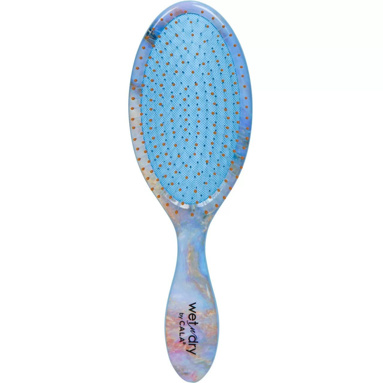 Cala Wet And Dry Detangling Brush Blue Marble