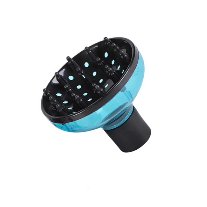 Hair dryer diffuser with silicone head