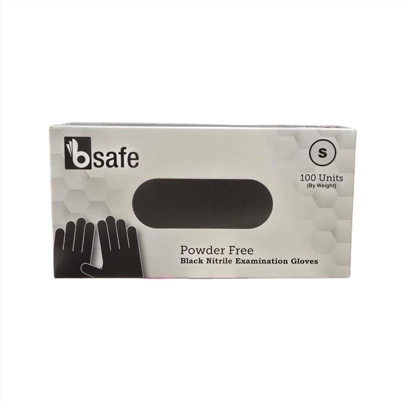 Bsafe Gloves Latex Black Powder Free Size Small