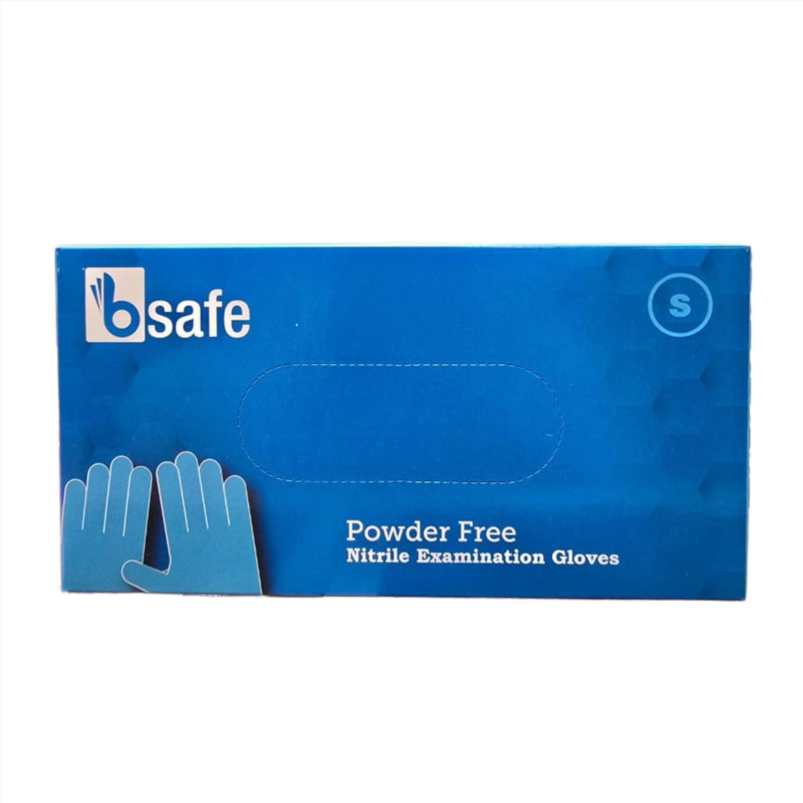 Bsafe Gloves Latex Blue Powder Free Size Small