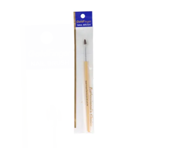 Kiss Gold Finger Flat Acrylic Brush#4