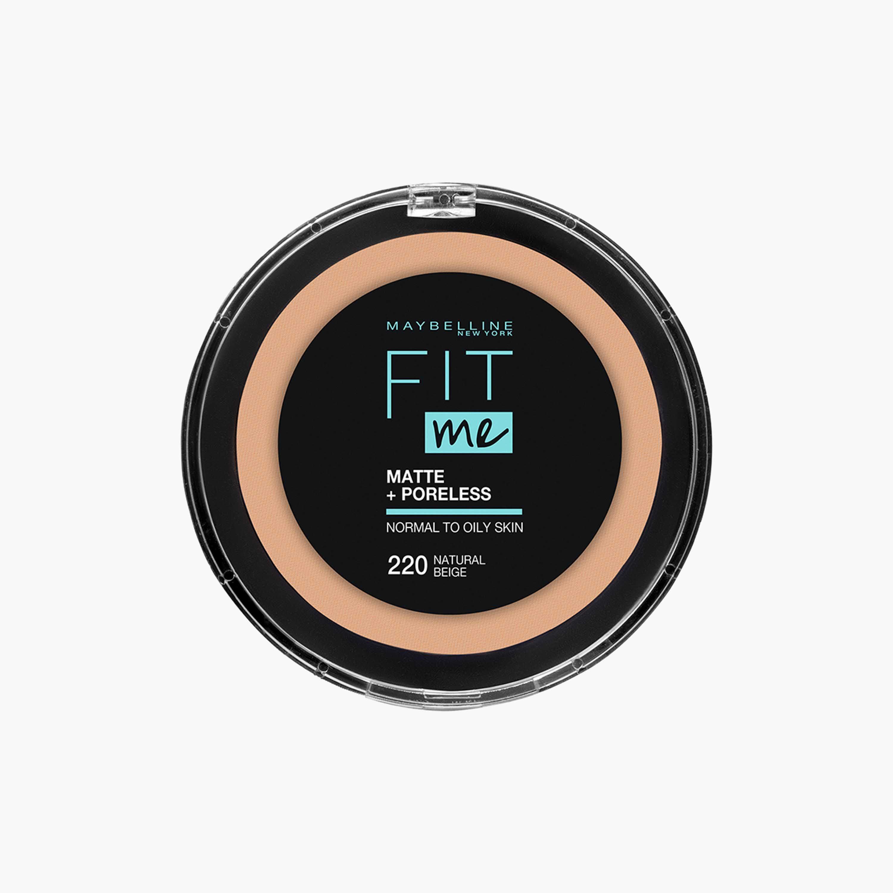 Maybelline New York Fit Me Matte and Poreless Powder, 220 Natural Beige