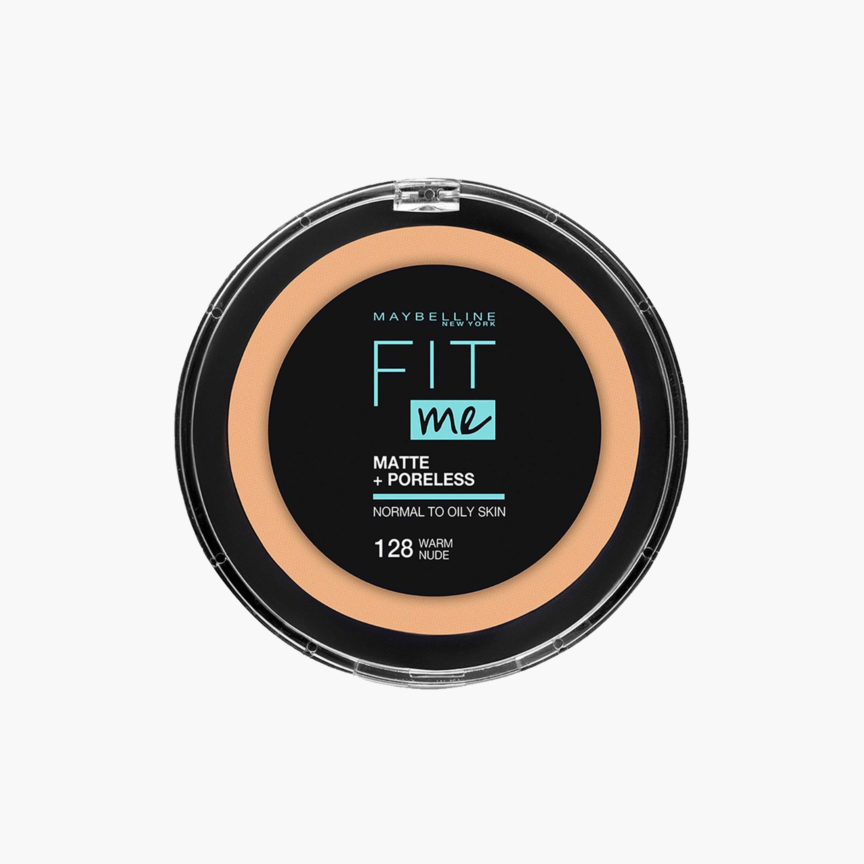 Maybelline New York Fit Me Matte and Poreless Powder - 128 Warm Nude, 12g