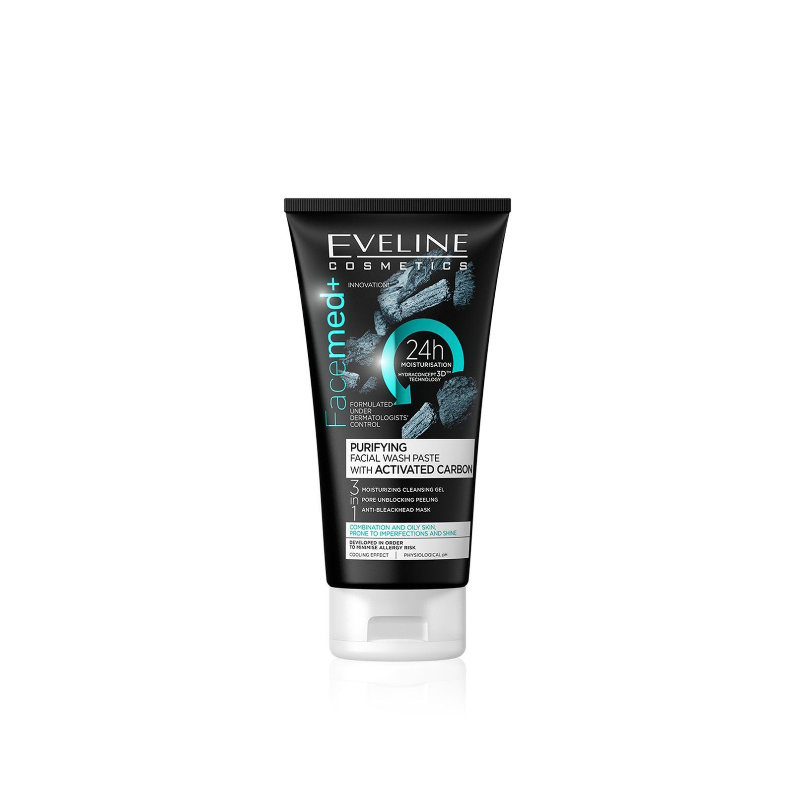 Eveline Facemed Purifying Facial Wasah Gel With Active Carbon 150Ml - 10