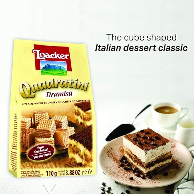 Loacker Quadratini Tiramisu Wafer 7.76 Oz - Delicious Italian Snack - View #4