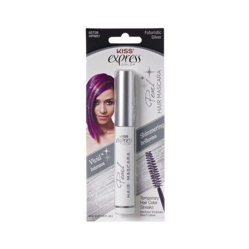 Kiss Hair Pearl Mascara Futuristic Silver